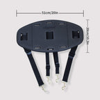 Woowave Kayak Backrest Eva Surfing Backband Back Band Comfortable Back Support Adjustable Padded Seat Canoe Boat Lumbar Back Res