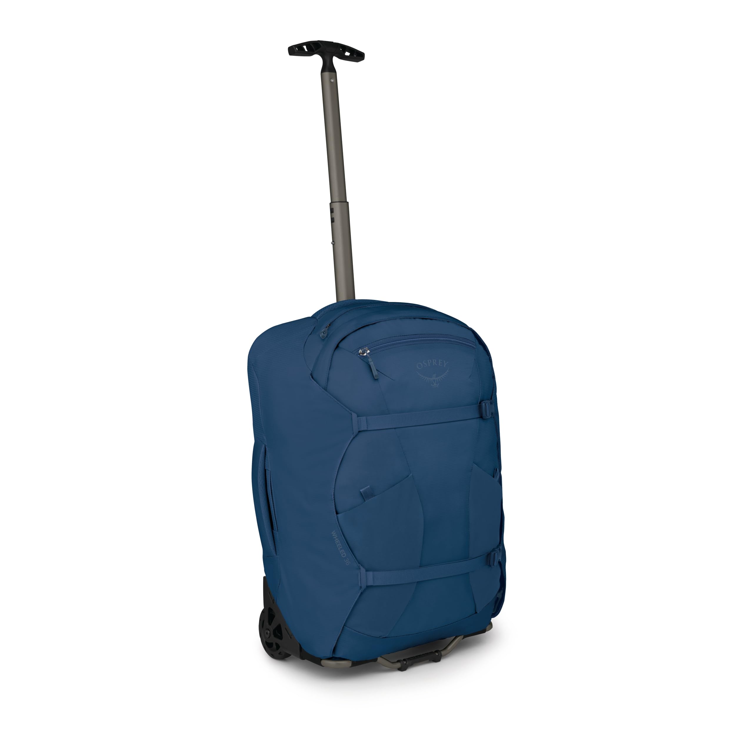 Osprey Farpoint Fairview 36L Wheeled Travel Pack - Carry On Luggage with Wheels - Rolling Backpack Travel Bag, Antique Blue