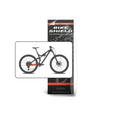 Bikeshield Unisexs Chainstay Shield Kit, Clear, One Size