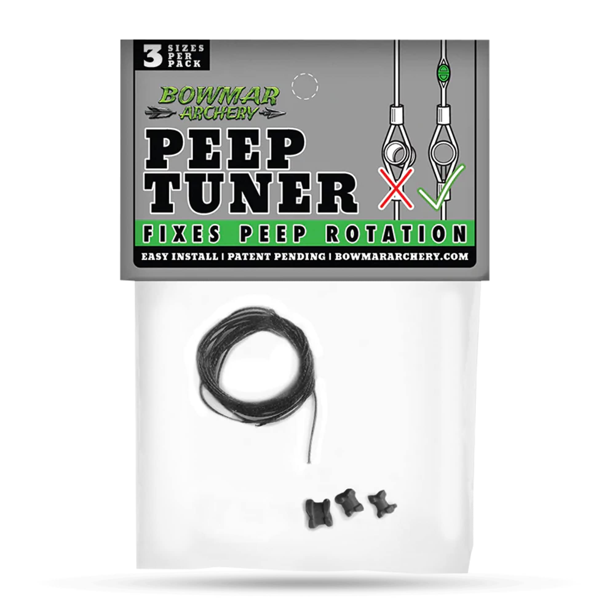 Bowmar Archery Peep Tuner (Black)