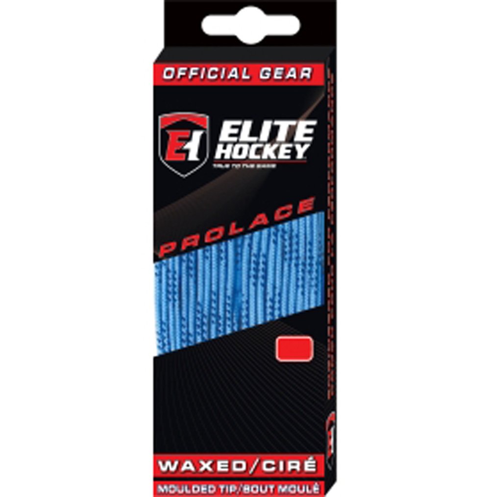 Elite Hockey Prolace Waxed Hockey Skate Laces (Columbia Blue, 108'')