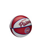 Wilson Nba Team Retro Mini Basketball - Detroit Pistons
