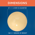 Gse 2-1/4'' Regulation Size Pool Cue Ball, Standard Billiard Cue Ball For Billiard Pool Table, Billiards Accessories