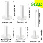 23 Pieces Rubber Golf Tees Set Golf Rubber Tees Holders For Driving Range Mats Value Tee Holder For Golf Hitting Mats And Indoor
