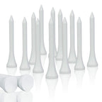 Mykuja Bamboo Golf Tee 2-1/8 Inch Pack Of 100 (54Mm White)