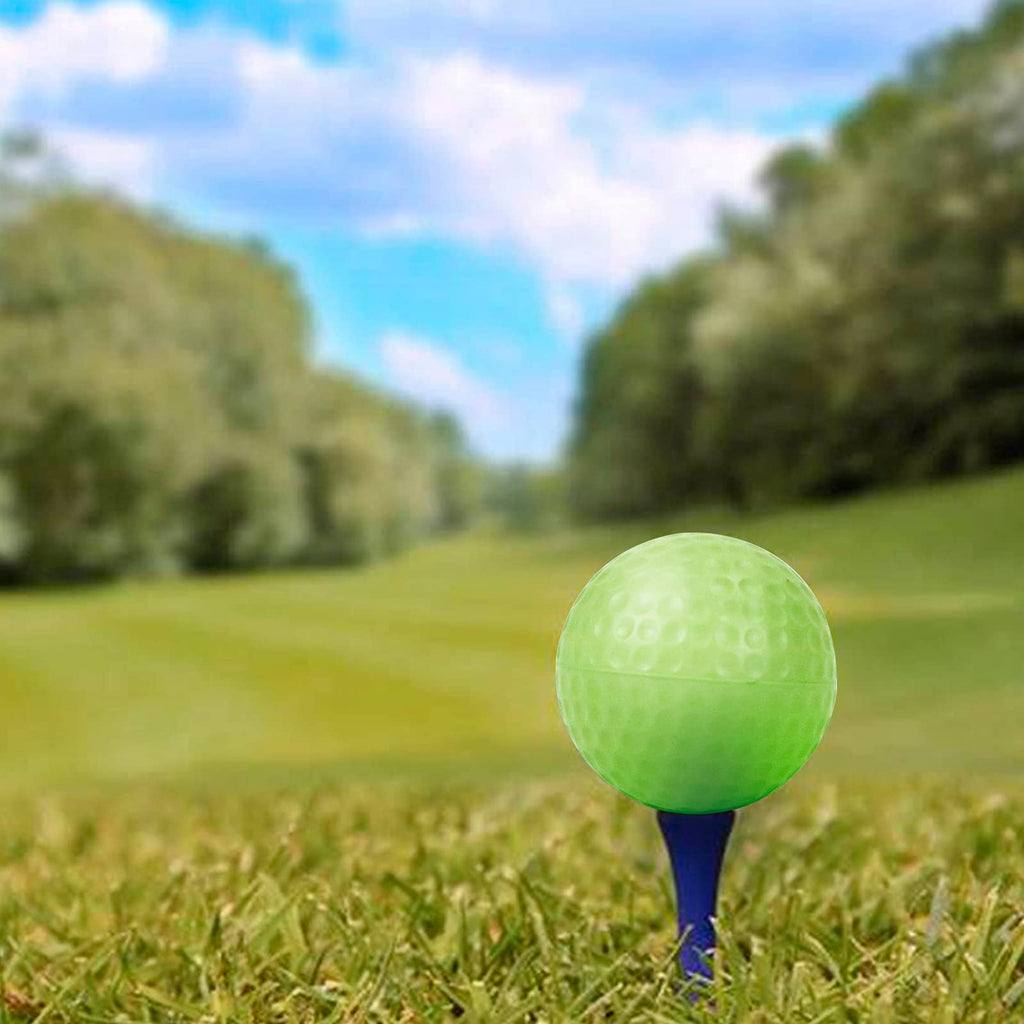 Reyshin 50 Packs Foam Golf Practice Balls - Realistic Feel And Long Lasting Limited Flight - Soft For Indoor Or Outdoor Training