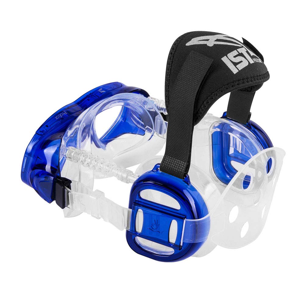 Ist Me80 Proear Pressure Equalization Mask With Watertight Ear Cups (Blue)