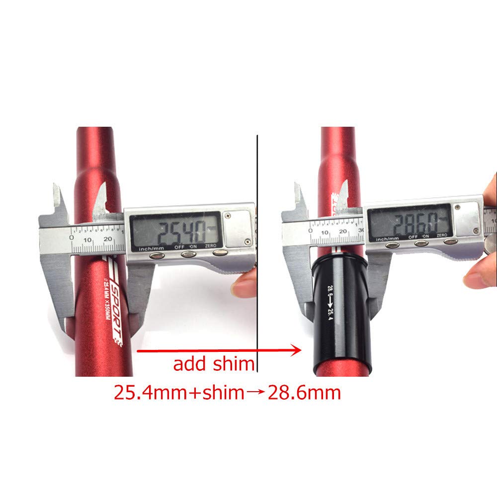 Upanbike Bike Seatpost Shim Sleeve Bicycle Seat Post Tube Adapter For Mountain Bike Road Bike Electric Bicycle(27.2Mm To 30.4Mm)