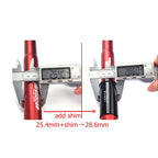 Upanbike Bike Seatpost Shim Sleeve Bicycle Seat Post Tube Adapter For Mountain Bike Road Bike Electric Bicycle(27.2Mm To 30.4Mm)