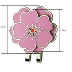 Pinmei Flower Golf Ball Marker With Golf Hat Clip For Your Friend (Flower Clip)