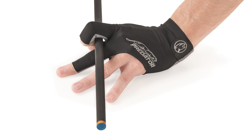 Predator Second Skin Billiard Glove Black And Gray: Fits Left Bridge Hand (Large/X-Large)