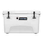 Frosted Frog White 45 Quart Ice Chest Heavy Duty High Performance Roto-Molded Commercial Grade Insulated Cooler