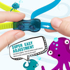 Outdoormaster Kids Swim Goggles 2 Pack - Quick Adjustable Strap Swimming Goggles For Kids - A