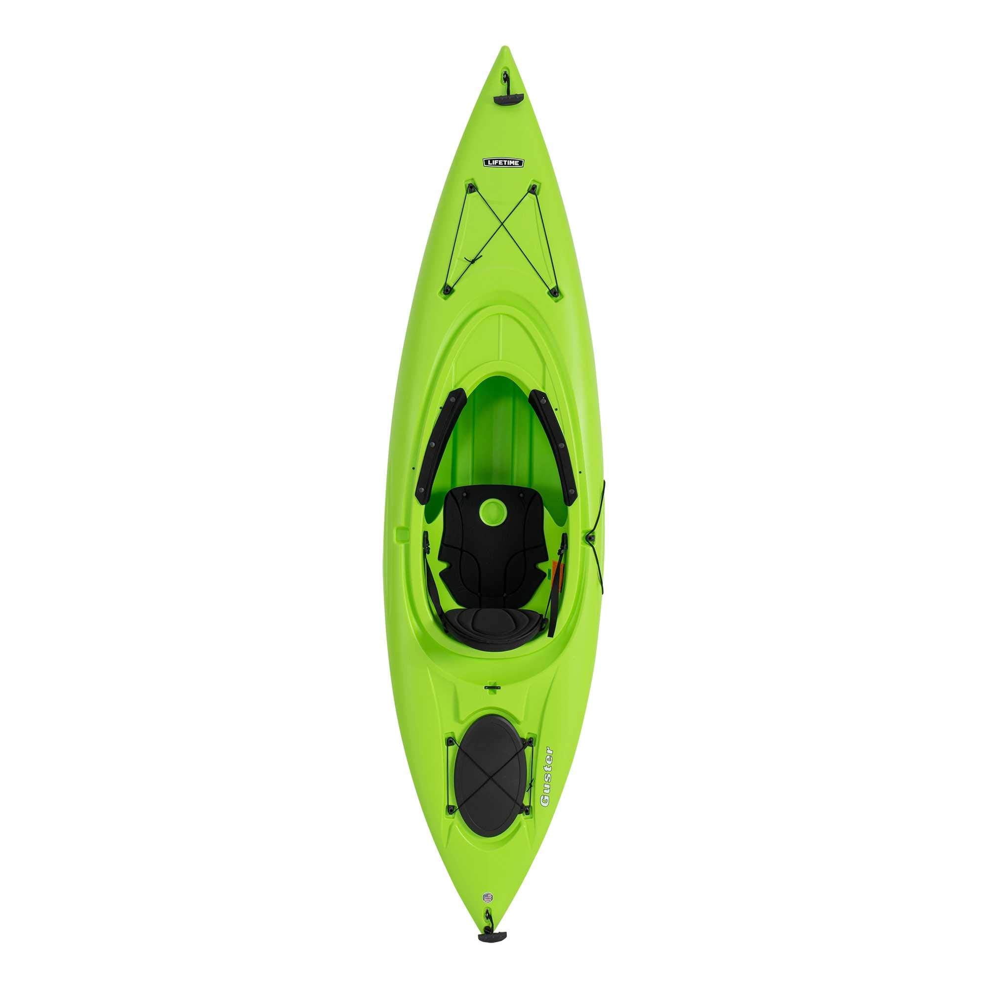 Emotion Guster Sit-Inside Kayak, Lime Green, 10
