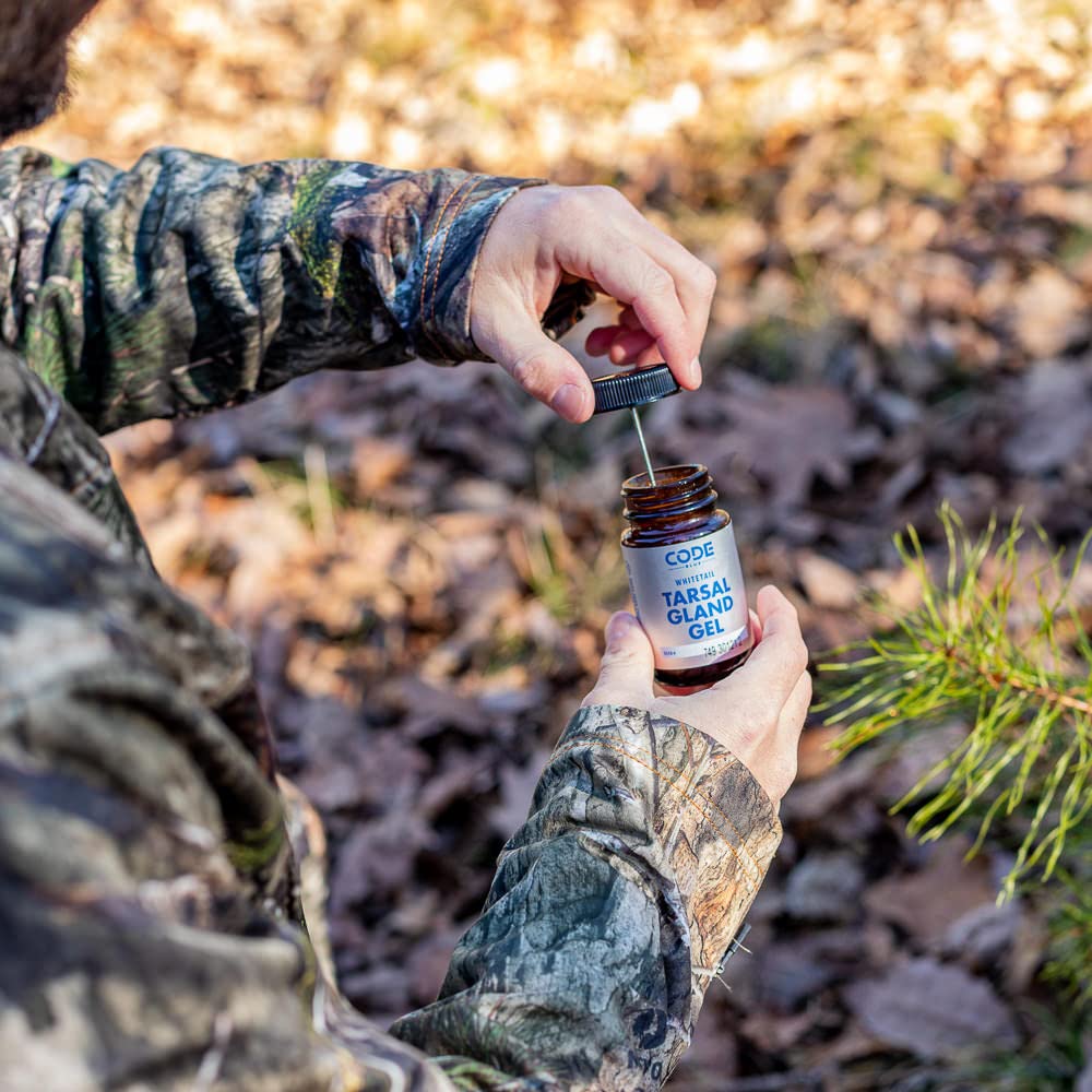 Code Blue Whitetail Tarsal Gland Gel - Concentrated Deer Attractant & Hunting Scent to Ignite Buck Dominance