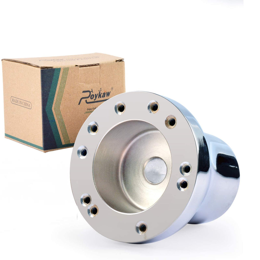 Roykaw Golf Cart Steering Wheel Or Hub Adapter For Ezgo Club Car Yamaha (For Club Car Precedent Silver)