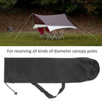 Keenso Camping Storage Bag,Multifunction Outdoor Camping Organizer Pouch Canopy Pole Storage Bag Tent Accessories