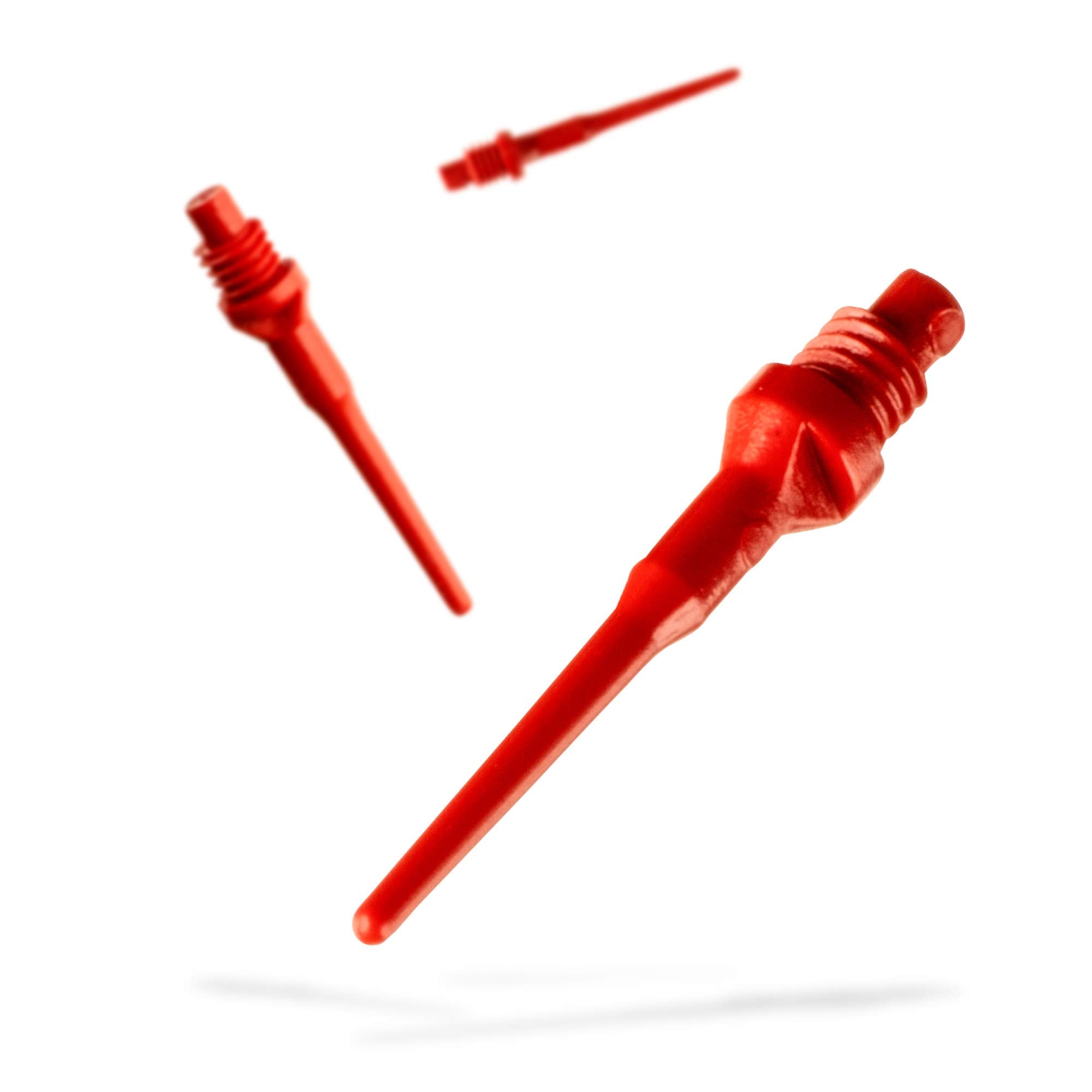 Viper Dart Accessory: Tufflex Ii 2Ba Thread Soft Tip Dart Points, Red, 500 Pack