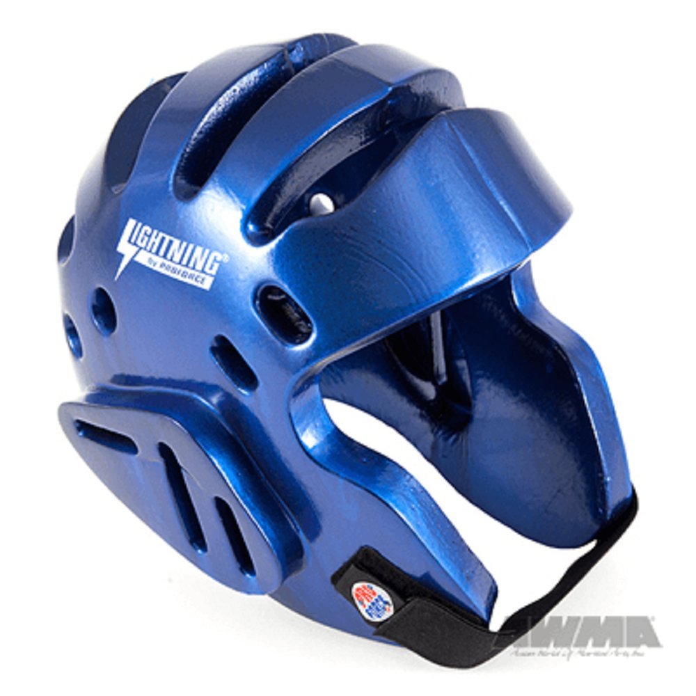 Pro Force Lightning Sparring Headgear - Blue - X-Large