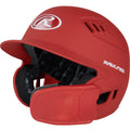 Rawlings | R16 REVERSIBLE EXT | Matte Batting Helmet | Reversible Face Guard | Senior (6 7/8 - 7 5/8) | Matte Scarlet