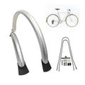 Bike Mudguard Set 700c X 50mm Full Coverage Front and Rear Bicycle Fenders Set Fits Up to 45mm Tire (Sliver)