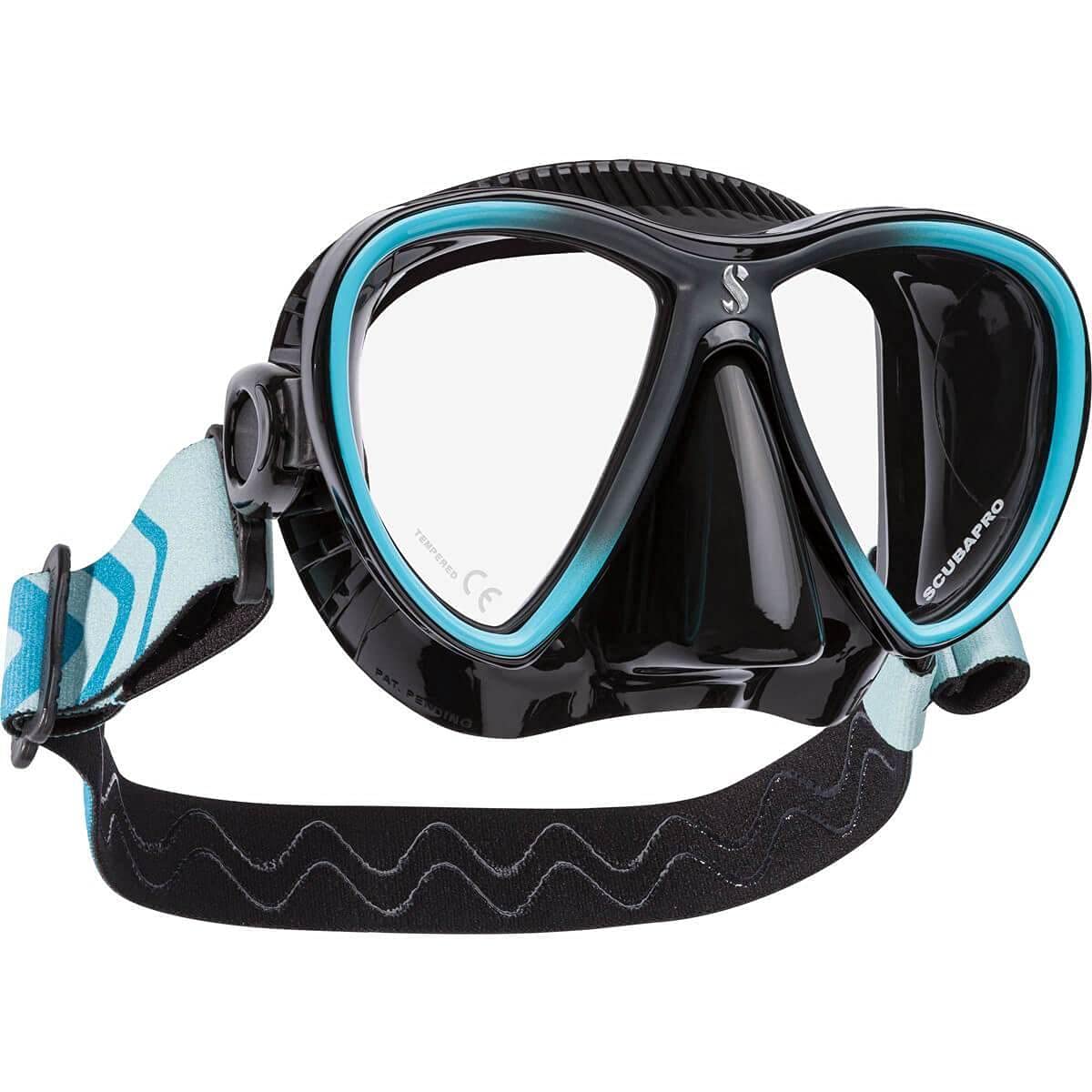 Scubapro Synergy Twin Trufit Mask - Mirrored Black/Purple