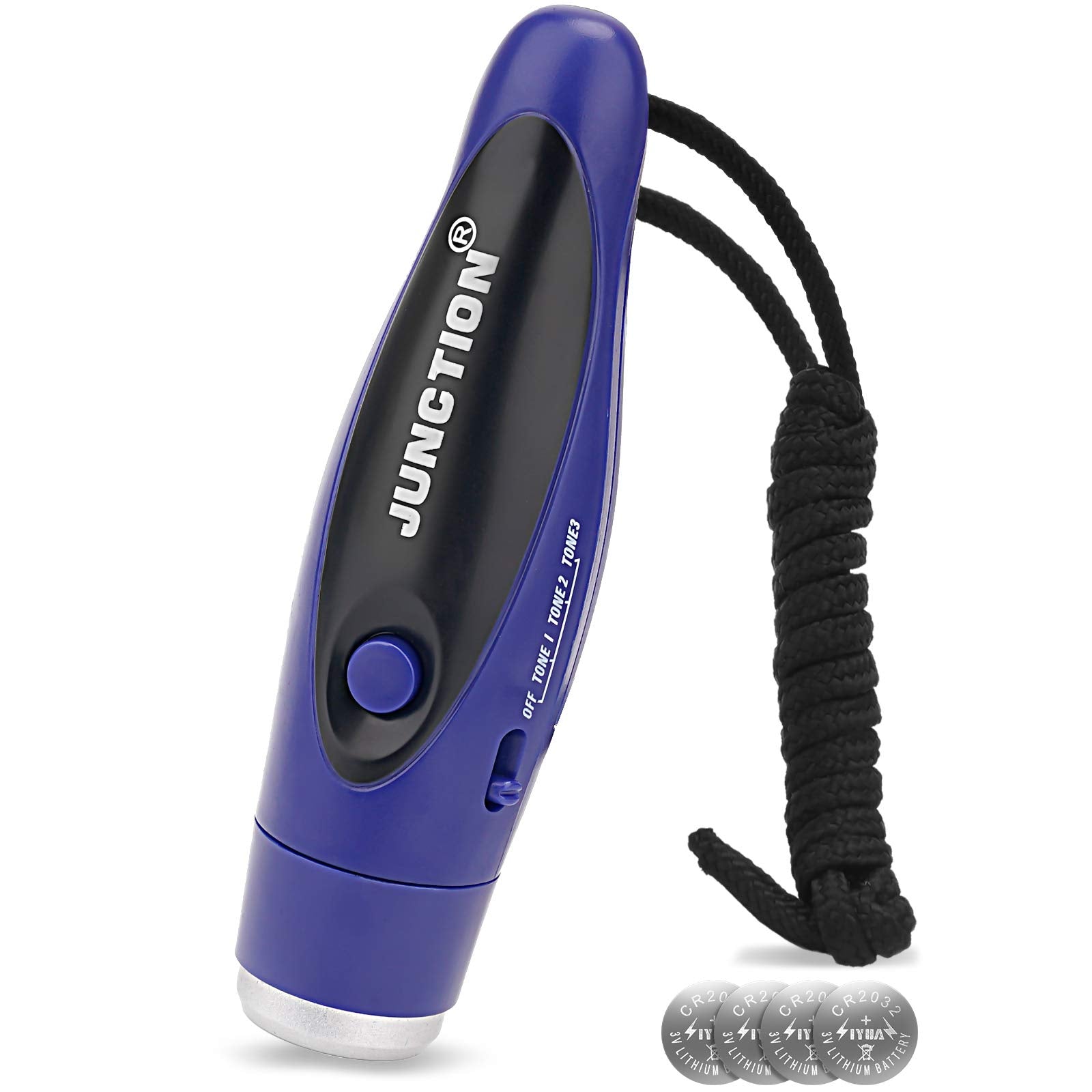 Electronic Whistle, Battery Operated Whistle Adjustable 3 Different Loud Whistle Sounds With Lanyard Handheld Electronic Whistle