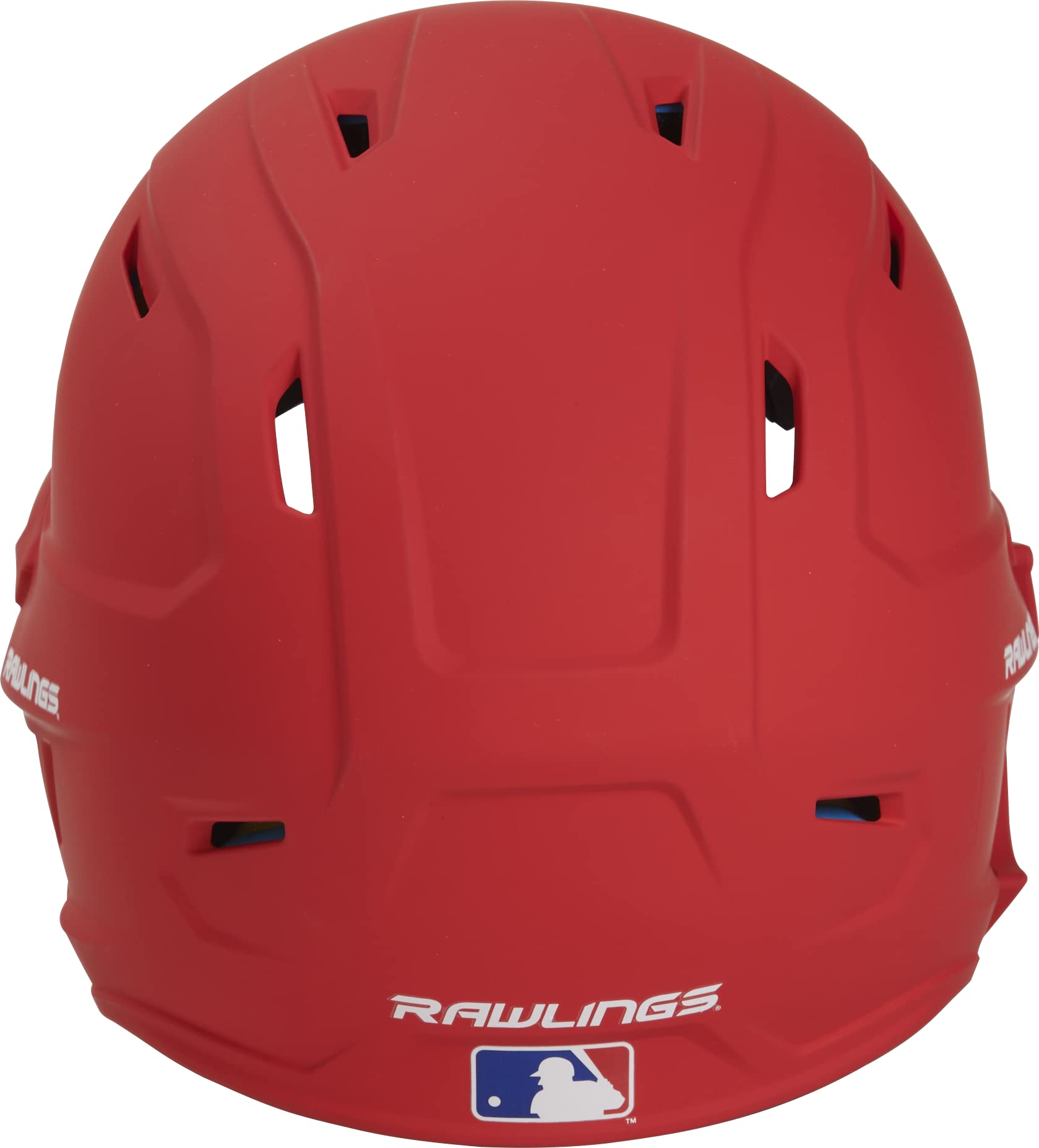 Rawlings 2022 Mach 1-Tone Matte Baseball Batting Helmet W/Lhb Adjext, Senior, Matte Scarlet