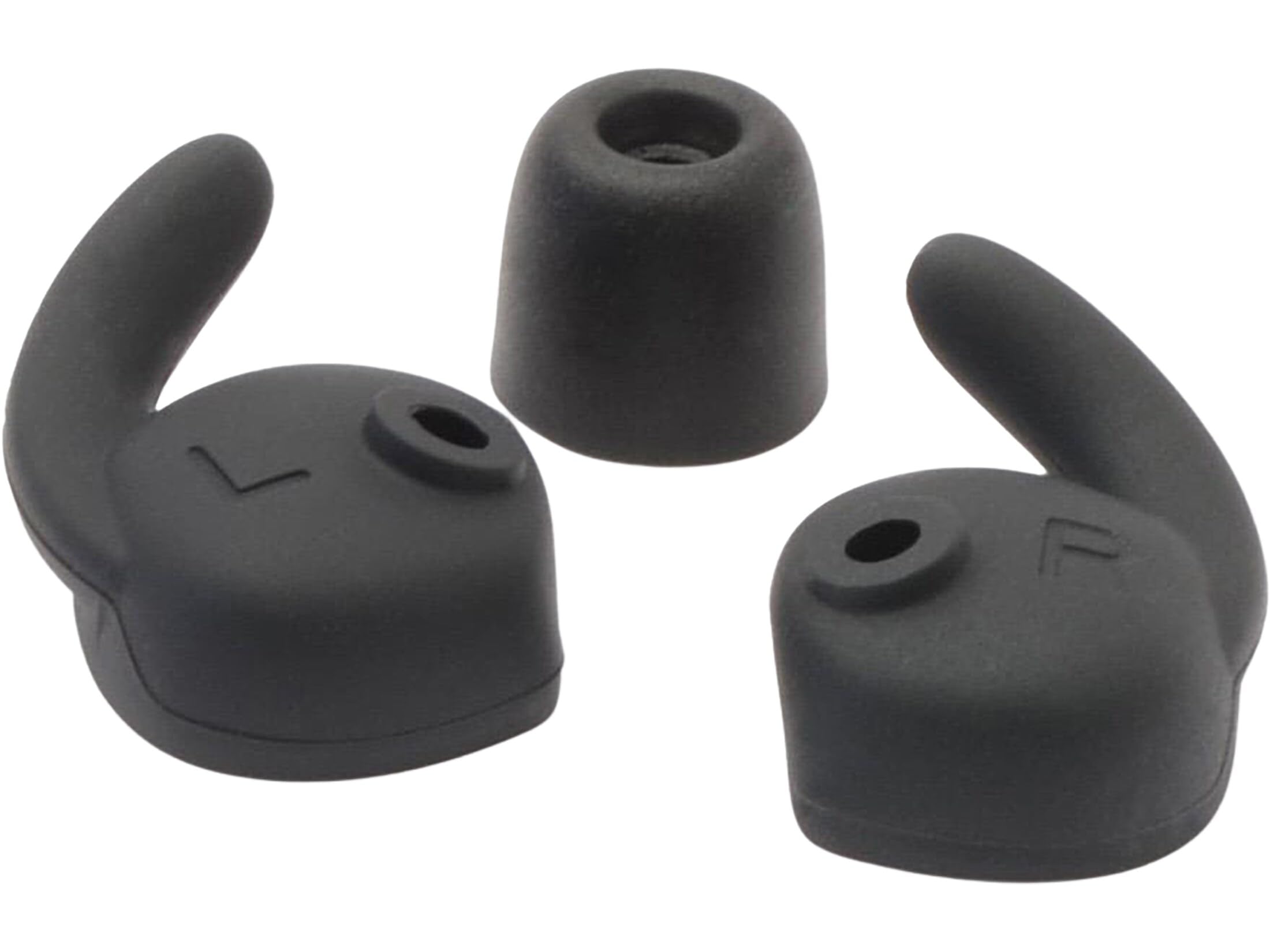 WALKERS 25 NRR Replacement Tips & Fins Pack for Shooting Hunting Hearing Protection Earbuds 3 Pairs of Tips, 3 Pairs of Fins - 