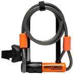 Kryptonite Evolution Mini-7 Bicycle U-Lock W/ 4 Kryptoflex Double Loop Cable
