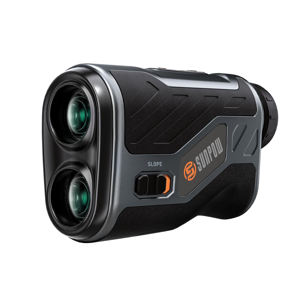 Sunpow Golf Rangefinder With Slope, High Precision Laser Range Finder For Golfing/Hunting, 1200 Yards, 7X Magnification, Flag Po