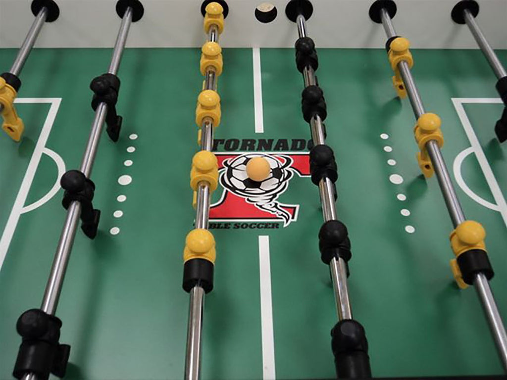 Tornado Tournament 3000 Foosball Table - Made In The Usa - Commercial Quality For The Home - Incredible Table Soccer Game (1 Man