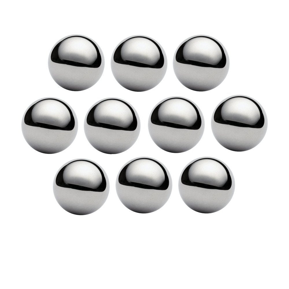 West Coast Paracord 1 Inch Chrome Steel Bearing Balls for Paracord Projects (10 Pack)