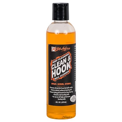 Kr Strikeforce Bowling Ball Cleaners - Five Different Specifically Engineered Cleaners 8Oz (Clean & Hook Orange)
