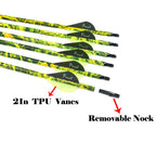Pinals Archery 28 300 340 350 400 Spine Carbon Hunting Arrows For Compound Recurve Bow Practice Target 28 Inch Camo Arrow Shaft