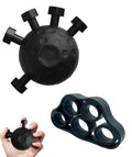2 Pcs Hand Exercise Equipment Set, Grip Strengthener & Finger Grip Strengthener Combo For Forearms Workout, Portable Hand Grip S
