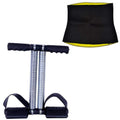 Sunshine Multypurpose 4 in 1 Ab Tummy Trimmer Double Steel Spring for Weight Loss with Hot Shaper Slimming Belt Free Size