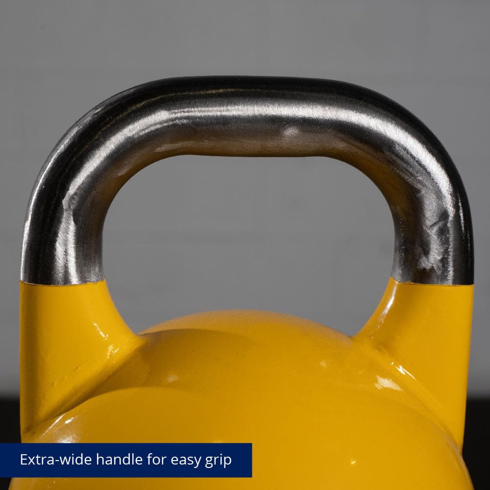 Titan Fitness 8 Kg Competition Kettlebell, Single Piece Casting, Kg Markings, Full Body Workout