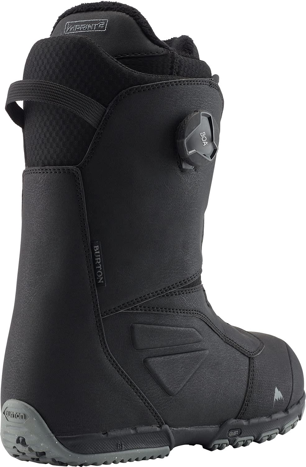 Burton Ruler Boa Snowboard Boots Mens Sz 9 Black
