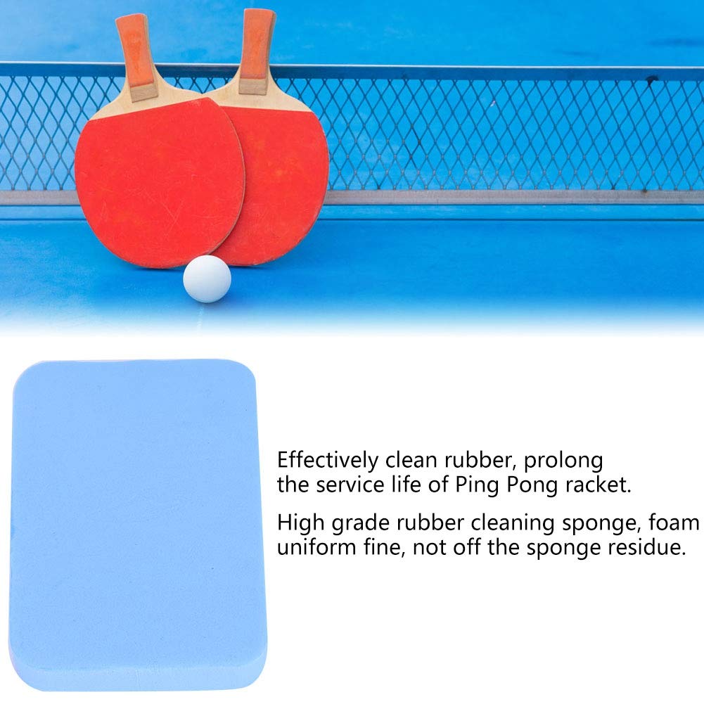 Table Tennis Rubber Cleaner, Soft Table Tennis Rubber Cleaner Ping Pong Rubber Cleaning Sponge Table Tennis Racket Care Accessor