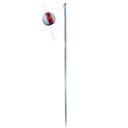 Park & Sun Sports Portable Outdoor Red White And Blue Tetherball Set With Accessories (3-Piece Pole), Multi