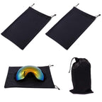 Seapon Ski Goggle Bag, Protection Bags For Snow Goggles Ski Mask, Carrying Pouch For Goggle Replacement Lens Camera Lenses, Soft