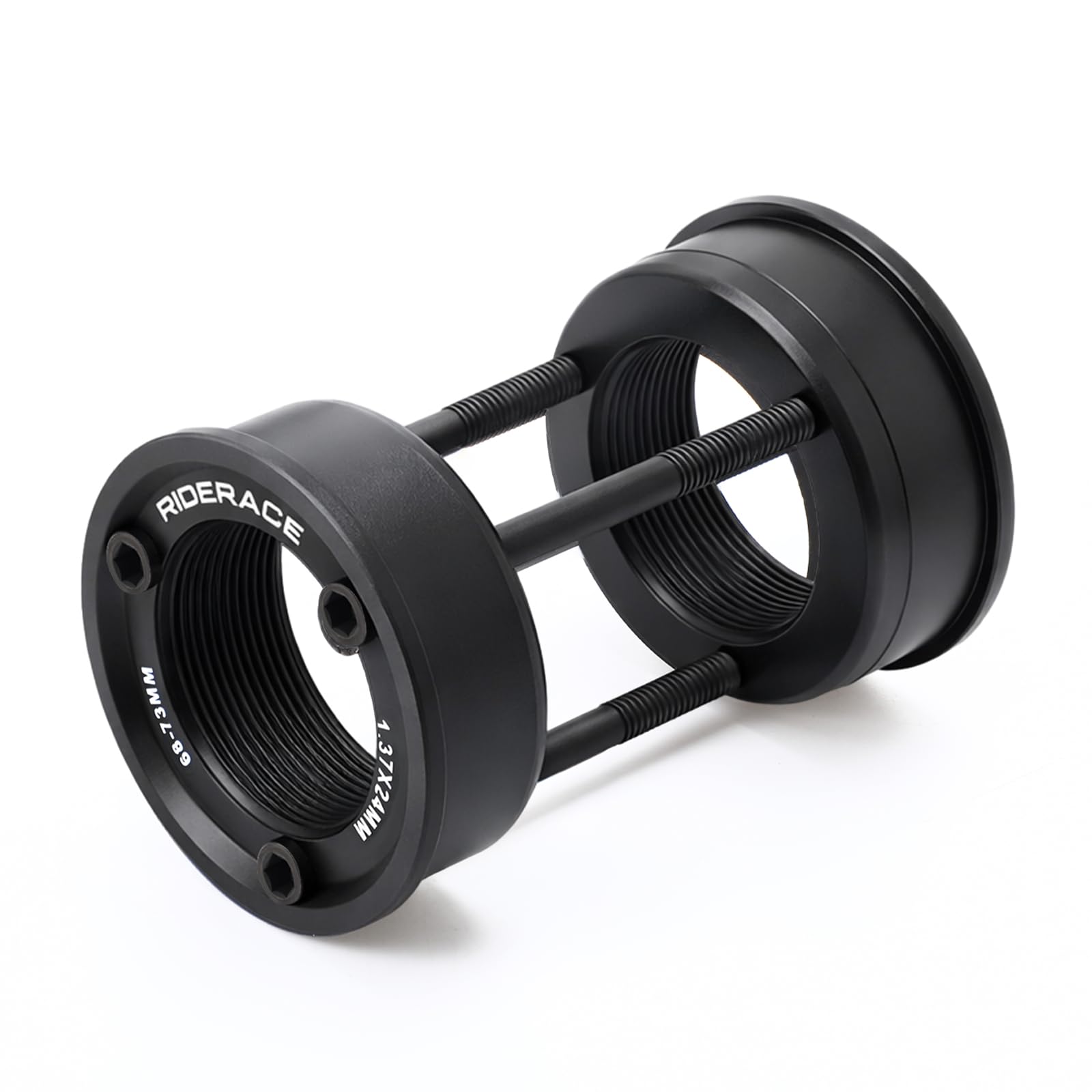 Mifoci American to European Bottom Bracket Adapter Black BB Metal Bike Bottom Bracket Conversion Kit