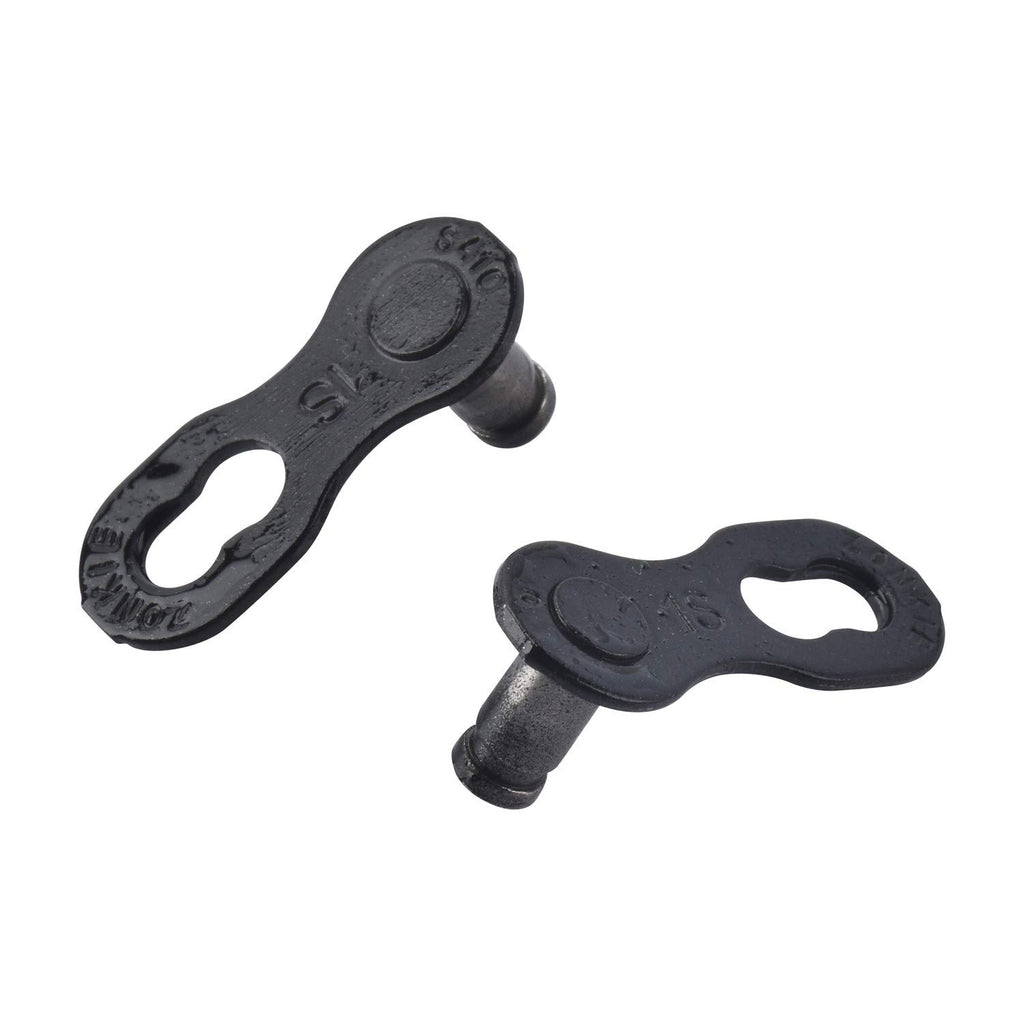 Zonkie Single-Speed Bicycle Chain 1/2 X 1/8 Inch 116 Links (Black, 1/2'' 1/8'' 116 Links)