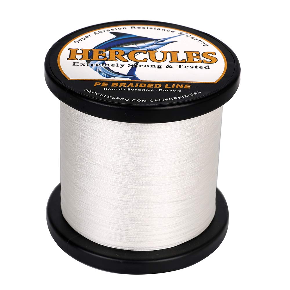 Hercules Super Cast 500M 547 Yards Braided Fishing Line 90 Lb Test For Saltwater Freshwater Pe Braid Fish Lines Superline 8 Stra