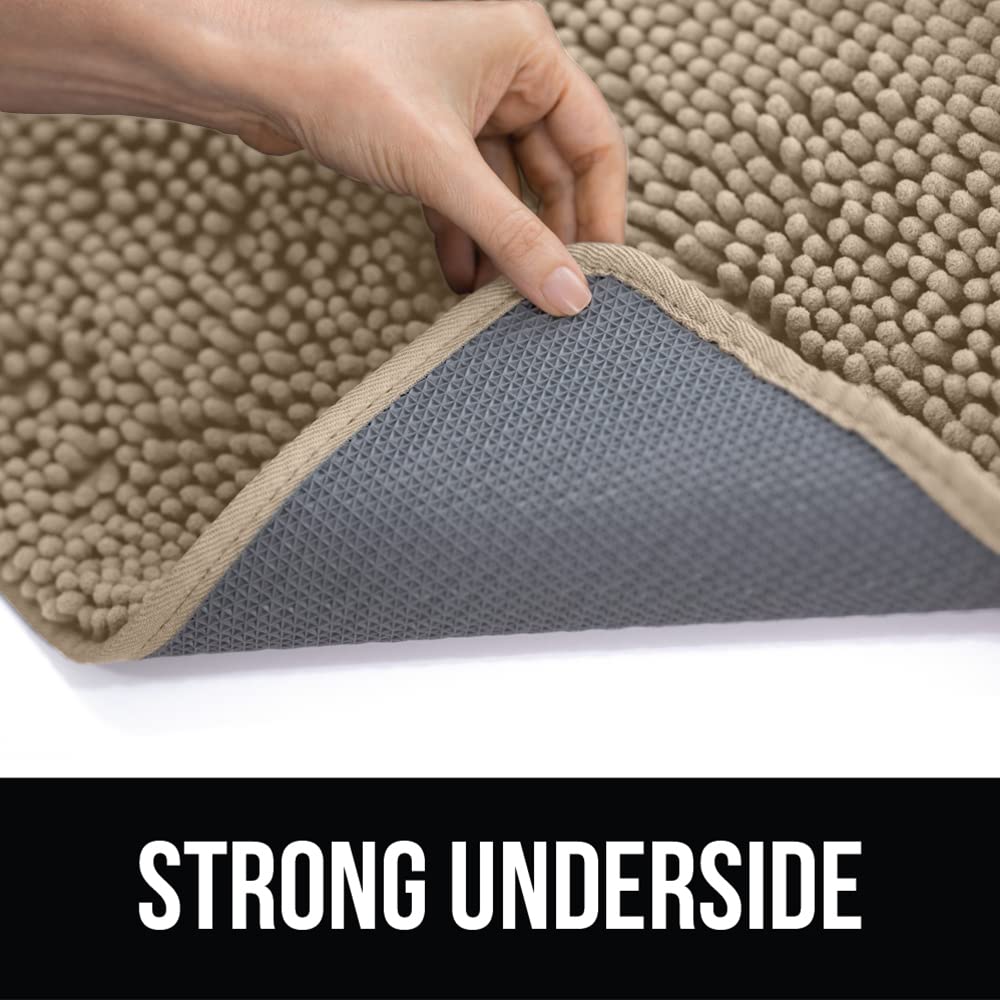 Kangaroo Luxury Chenille Bath Rug, 36X24, Extra Soft And Absorbent Shaggy Bathroom Rugs, Machine Wash Mat, Strong Underside, Plu