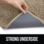 Kangaroo Luxury Chenille Bath Rug, 36X24, Extra Soft And Absorbent Shaggy Bathroom Rugs, Machine Wash Mat, Strong Underside, Plu