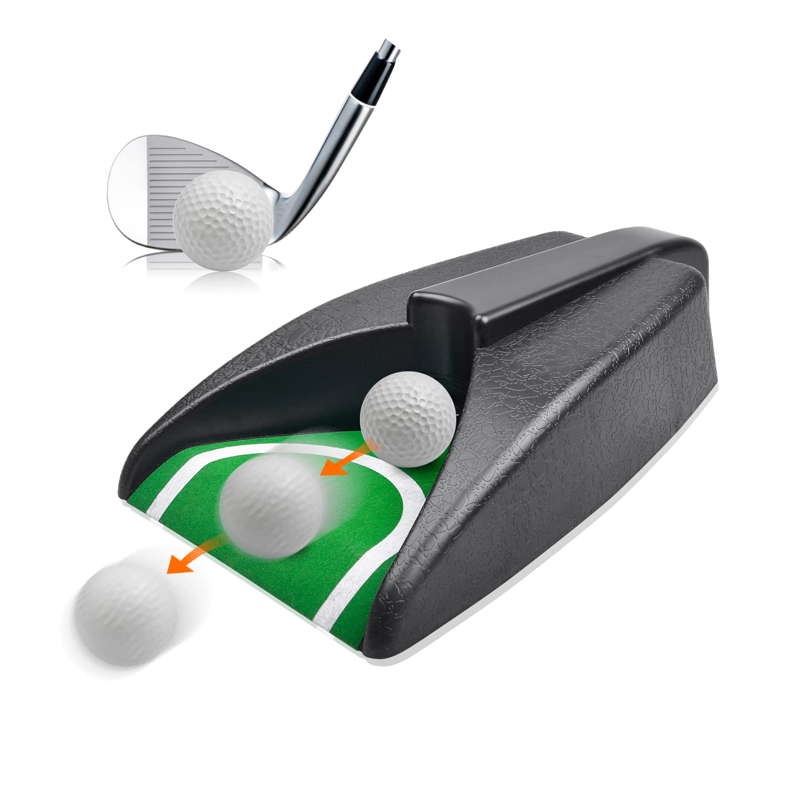 Golf Automatic Putting Machine, Golf Practice Putting Hole Auto Returning Golf Cup Training Aid, Putting Returner For Indoor Out
