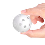 Faswin 100 Pack White Plastic Golf Training Balls, Airflow Hollow 41Mm Golf Balls For Driving Range, Swing Practice, Home Use
