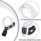 Ndakter Bike Lock, 4 Feet Bike Locks Cable, High Security 5 Digit Resettable Combination Coiling Bicycle Lock, Heavy Duty Anti T